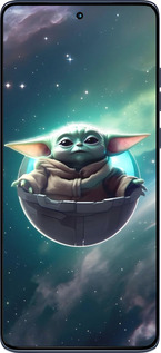 Силиконовый чехол Малышь йода для Motorola Edge 60 Fusion 5G - 6294u-4021 изображение 