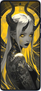 Силіконовий чехол Аніме демон 2 для Motorola Edge 60 Fusion 5G - 6309u-4021 изображение 