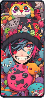 Силиконовый чехол Аниме парень для Motorola Edge 60 Fusion 5G - 6317u-4021 изображение 