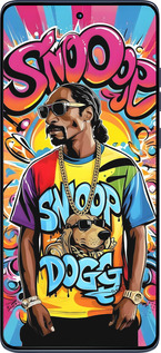 Силиконовый чехол Снуп дог для Motorola Edge 60 Fusion 5G - 6348u-4021 изображение 