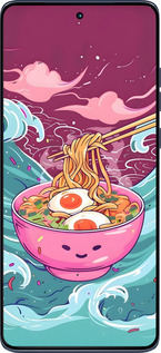 Силіконовий чехол Рамен для Motorola Edge 60 Fusion 5G - 6360u-4021 изображение 