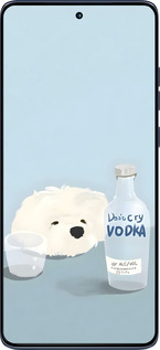 Силіконовий чехол Пес водка для Motorola Edge 60 Fusion 5G - 6368u-4021 изображение 