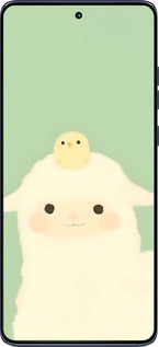 Силиконовый чехол Барашек и ципленок для Motorola Edge 60 Fusion 5G - 6369u-4021 изображение 