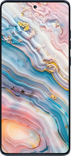 Силиконовый чехол Мрамор красивый для Motorola Edge 60 Fusion 5G - 6376u-4021 изображение 