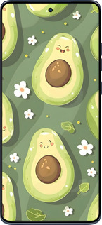 Силіконовий чехол Авокадо для Motorola Edge 60 Fusion 5G - 6380u-4021 изображение 