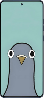 Силиконовый чехол Голубь для Motorola Edge 60 Fusion 5G - 6388u-4021 изображение 