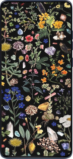 Силиконовый чехол С цветами для Motorola Edge 60 Fusion 5G - 6422u-4021 изображение 