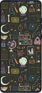 Силиконовый чехол Колдовской принт для Motorola Edge 60 Fusion 5G - 6425u-4021 изображение 