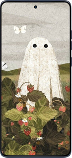 Силиконовый чехол Клубничные поля и привидения для Motorola Edge 60 Fusion 5G - 6426u-4021 изображение 