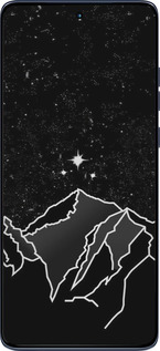 Силиконовый чехол Минималистический горный пейзаж для Motorola Edge 60 Fusion 5G - 6438u-4021 изображение 