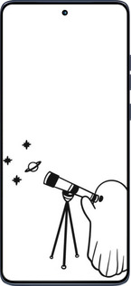 Силиконовый чехол Привидение астроном для Motorola Edge 60 Fusion 5G - 6444u-4021 изображение 