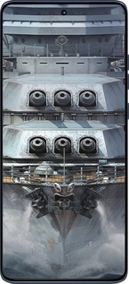 Силіконовий чехол Лінкор, world of tanks, wargaming, військовий корабель для Motorola Edge 60 Fusion 5G - 6453u-4021 изображение 