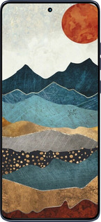 Силиконовый чехол Янтарный закат для Motorola Edge 60 Fusion 5G - 6475u-4021 изображение 