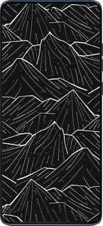Силіконовий чехол Із зображенням Темних гір для Motorola Edge 60 Fusion 5G - 6489u-4021 изображение 