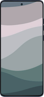 Силиконовый чехол С фиолетовым и бирюзовым ретро-стилем и волнами для Motorola Edge 60 Fusion 5G - 6533u-4021 изображение 