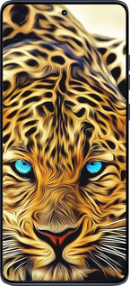 Силиконовый чехол Леопард для Motorola Edge 60 Fusion 5G - 6611u-4021 изображение 