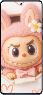 Силиконовый чехол Лабубу 2 для Motorola Edge 60 Fusion 5G - 6710u-4021 изображение 