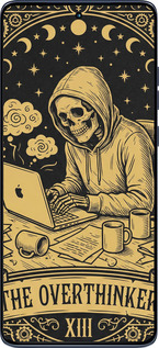 Силиконовый чехол The Overthinker для Motorola Edge 60 Fusion 5G - 6774u-4021 изображение 