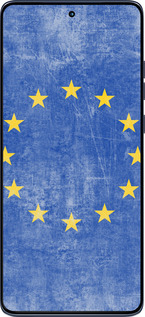 Силиконовый чехол Евросоюз 4 для Motorola Edge 60 Fusion 5G - 765u-4021 изображение 