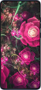 Силиконовый чехол Абстрактные цветы 3 для Motorola Edge 60 Fusion 5G - 850u-4021 изображение 