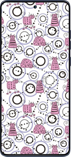 Силиконовый чехол Смешные коты для Motorola Edge 60 Fusion 5G - 907u-4021 изображение 