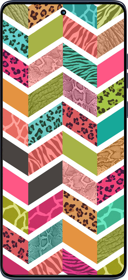 Силиконовый чехол Шеврон v3 для Motorola Edge 60 Fusion 5G - 1058u-4021 изображение 