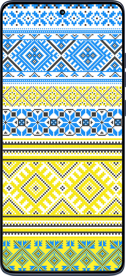 Силиконовый чехол Вышиванка 40 для Motorola Edge 60 Fusion 5G - 1174u-4021 изображение 