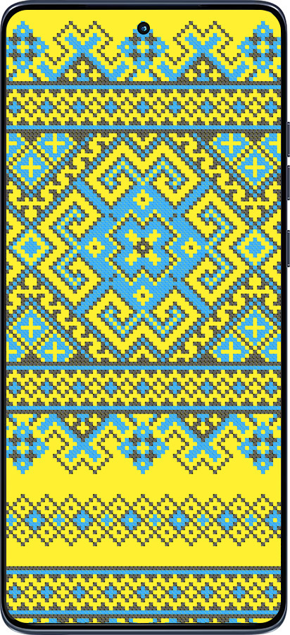 Силиконовый чехол Вышиванка 41 для Motorola Edge 60 Fusion 5G - 1175u-4021 изображение 