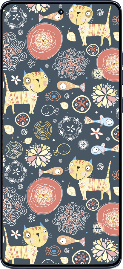 Силіконовий чехол Кошенята v4 для Motorola Edge 60 Fusion 5G - 1224u-4021 изображение 