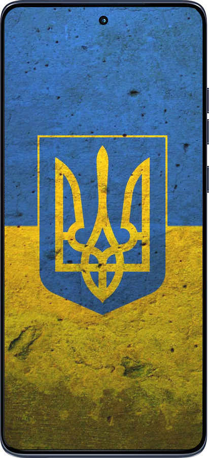 Силиконовый чехол Флаг и герб Украины 2 для Motorola Edge 60 Fusion 5G - 378u-4021 изображение 