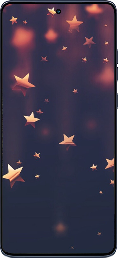 Силиконовый чехол Падающие звезды для Motorola Edge 60 Fusion 5G - 3974u-4021 изображение 
