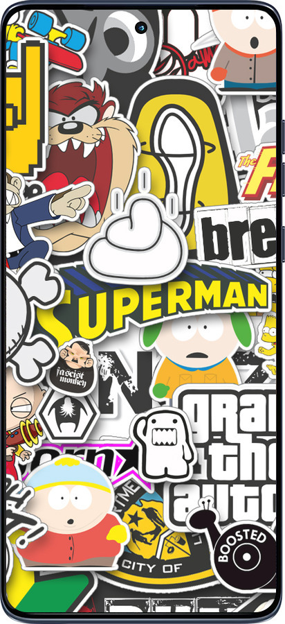 Силіконовий чехол Popular logos для Motorola Edge 60 Fusion 5G - 4023u-4021 изображение 