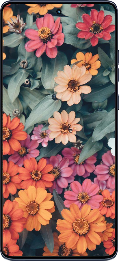 Силиконовый чехол Beauty flowers для Motorola Edge 60 Fusion 5G - 4050u-4021 изображение 