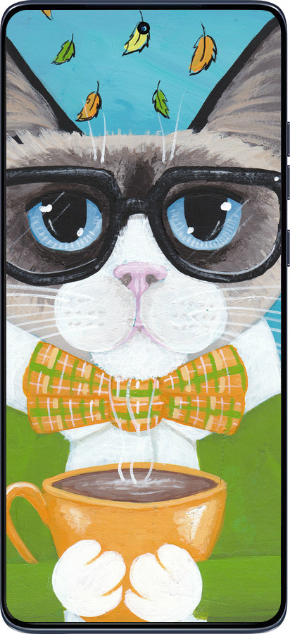 Силиконовый чехол Cat&Coffee для Motorola Edge 60 Fusion 5G - 4053u-4021 изображение 