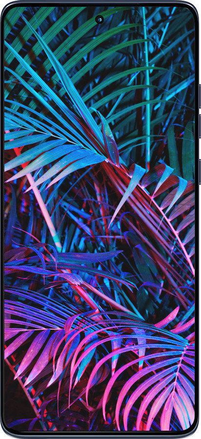 Силиконовый чехол Папоротник под ультрафиолетом для Motorola Edge 60 Fusion 5G - 4069u-4021 изображение 