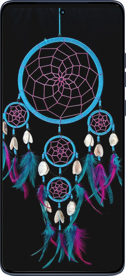 Силиконовый чехол Ловец снов для Motorola Edge 60 Fusion 5G - 4070u-4021 изображение 
