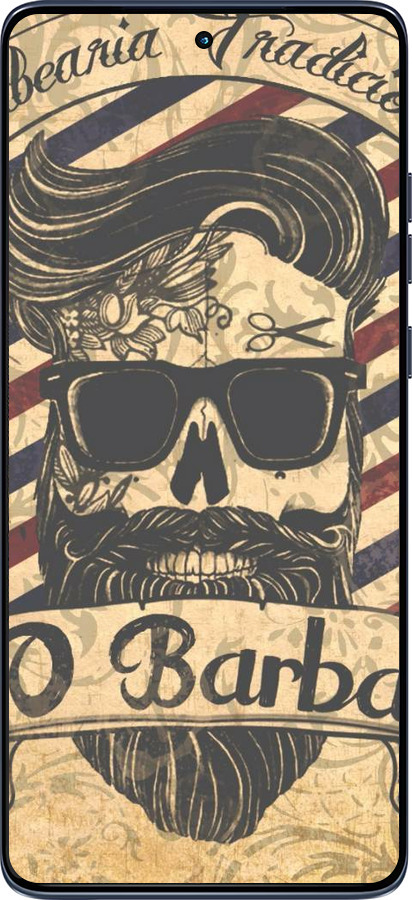 Силиконовый чехол Barber Shop для Motorola Edge 60 Fusion 5G - 4097u-4021 изображение 