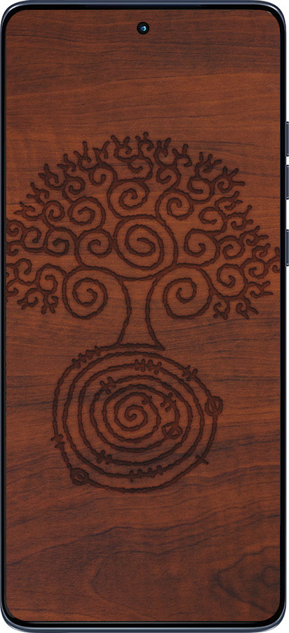 Силиконовый чехол Узор дерева для Motorola Edge 60 Fusion 5G - 4119u-4021 изображение 