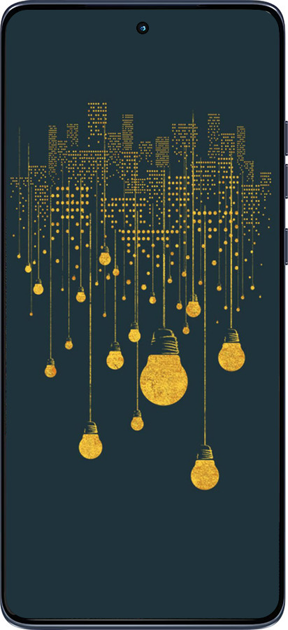 Силиконовый чехол Иллюстрация ночного города для Motorola Edge 60 Fusion 5G - 4162u-4021 изображение 