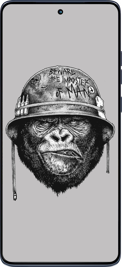 Силиконовый чехол military monkey для Motorola Edge 60 Fusion 5G - 4177u-4021 изображение 