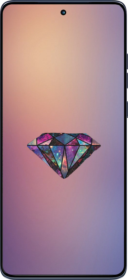 Силиконовый чехол Диамант для Motorola Edge 60 Fusion 5G - 4352u-4021 изображение 