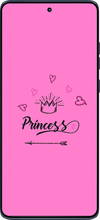 Силіконовий чехол Princess для Motorola Edge 60 Fusion 5G - 4361u-4021 изображение 