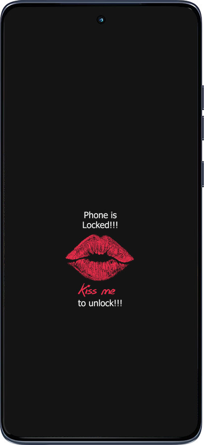 Силиконовый чехол Разблокируй-поцелуй для Motorola Edge 60 Fusion 5G - 4372u-4021 изображение 