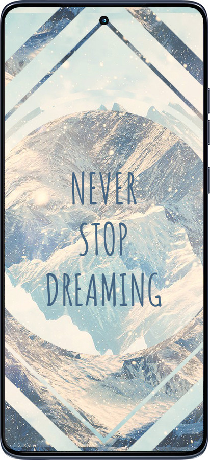 Силиконовый чехол Мечтать для Motorola Edge 60 Fusion 5G - 4379u-4021 изображение 