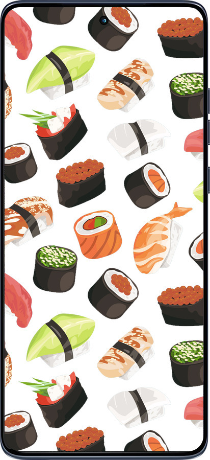 Силиконовый чехол Суши для Motorola Edge 60 Fusion 5G - 4404u-4021 изображение 