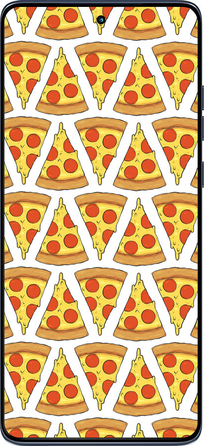 Силиконовый чехол Пицца для Motorola Edge 60 Fusion 5G - 4408u-4021 изображение 
