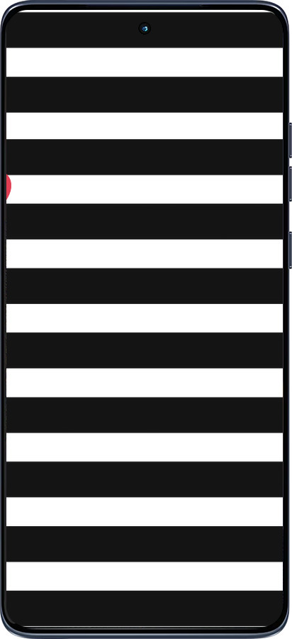 Силиконовый чехол Черно-белые полосы для Motorola Edge 60 Fusion 5G - 4461u-4021 изображение 