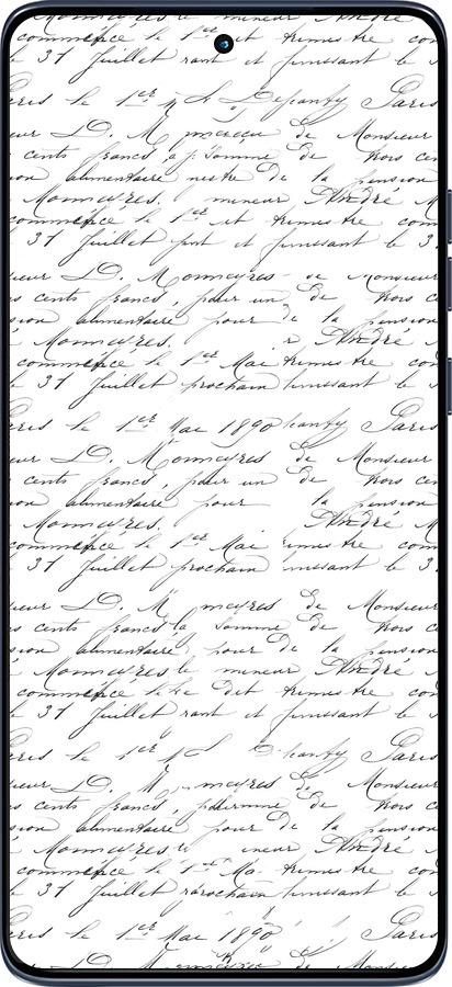 Силиконовый чехол Прописной шрифт для Motorola Edge 60 Fusion 5G - 4475u-4021 изображение 