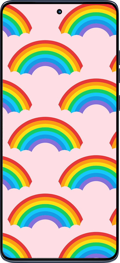 Силиконовый чехол Rainbows для Motorola Edge 60 Fusion 5G - 4478u-4021 изображение 