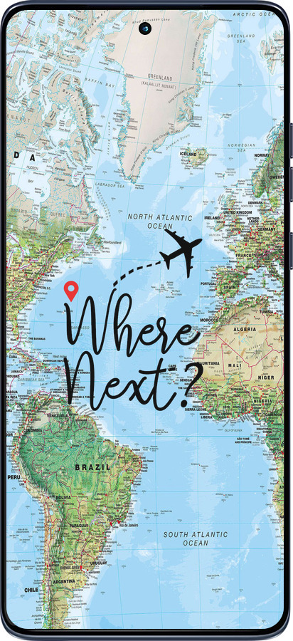 Силиконовый чехол Путешествие для Motorola Edge 60 Fusion 5G - 4503u-4021 изображение 